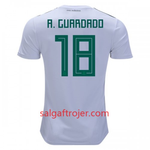 Mexico Fodboldtrøjer A.Guardado 18 Udebanesæt VM 2018 Mexico Fodboldtrøjer A.Guardado 18 Udebanesæt VM 2018